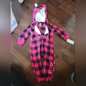 12M Carters footless fleece jumper